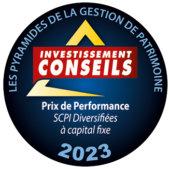 la SCPI CAPIFORCE récompensée en 2023 aux Pyramides de la gestion